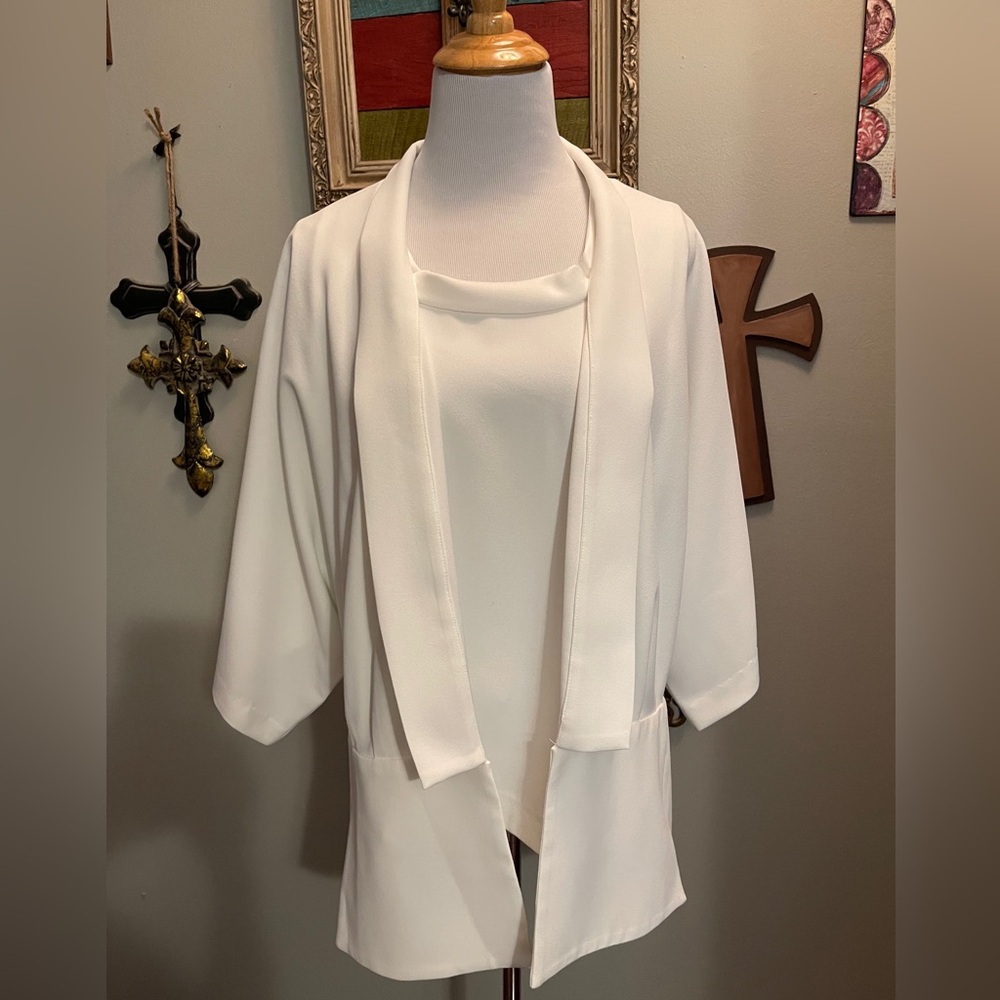 Trina Turk blouse and jacket